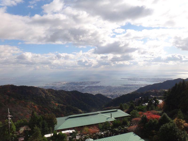 六甲山ホテルからの景色
